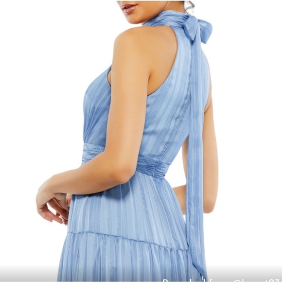 COPY - 🔥🔥🔥Elegant Blue Maxi Dress Like New - Picture 3 of 6